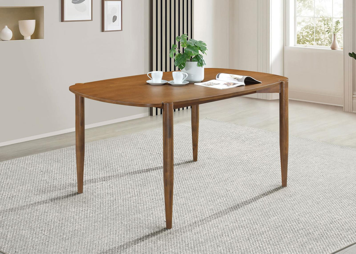 Dortch Oval Solid Wood Dining Table Walnut from Coaster - Luna Furniture