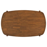 Dortch Oval Solid Wood Dining Table Walnut from Coaster - Luna Furniture