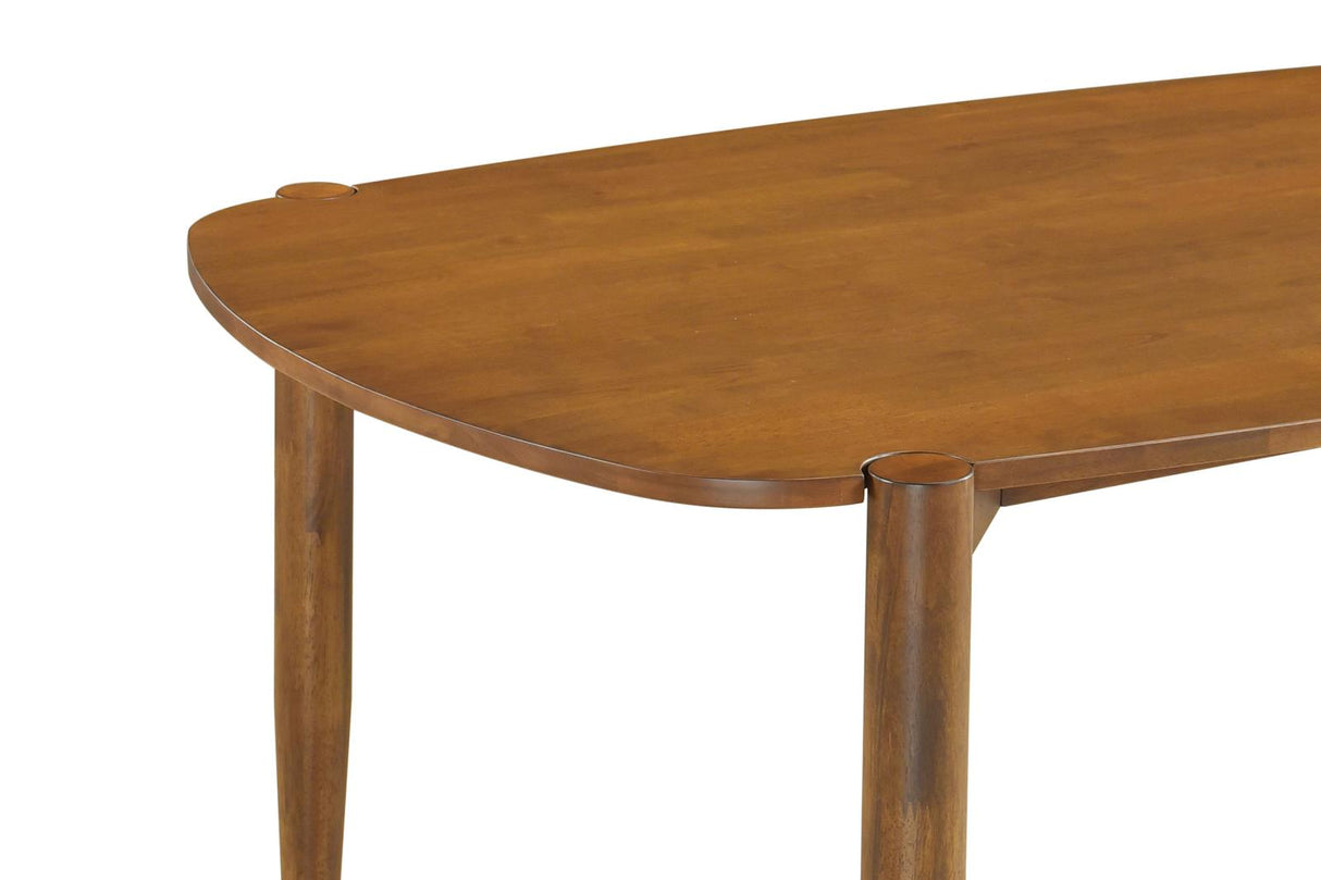 Dortch Oval Solid Wood Dining Table Walnut from Coaster - Luna Furniture