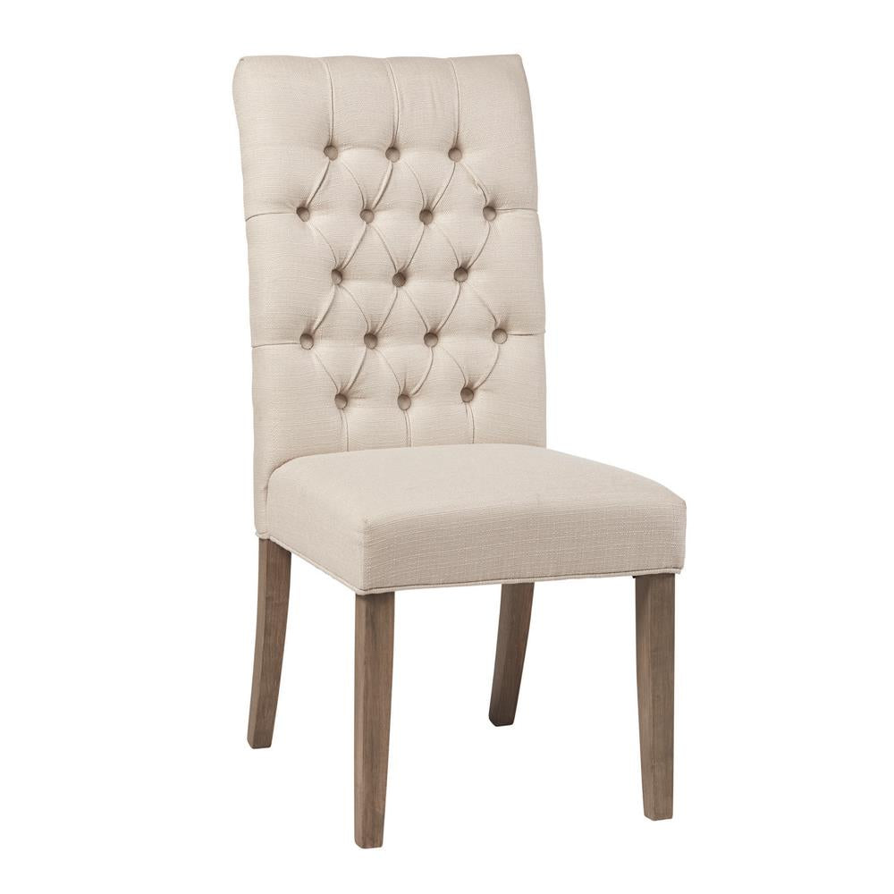 Douglas Vineyard Oak Tufted Back Dining Chairs, Set of 2 from Coaster - Luna Furniture