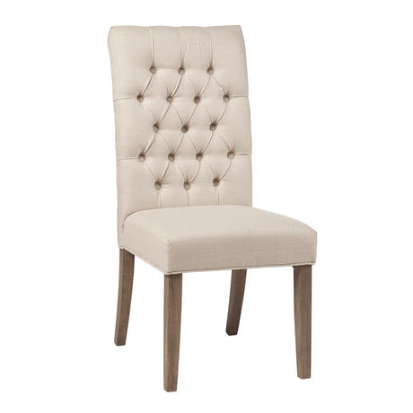 Douglas Vineyard Oak Tufted Back Dining Chairs, Set of 2 from Coaster - Luna Furniture