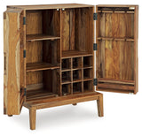 Dressonni Brown Bar Cabinet - D790-66 - Luna Furniture