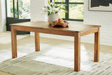 Dressonni Brown Dining Extension Table - D790-35 - Luna Furniture