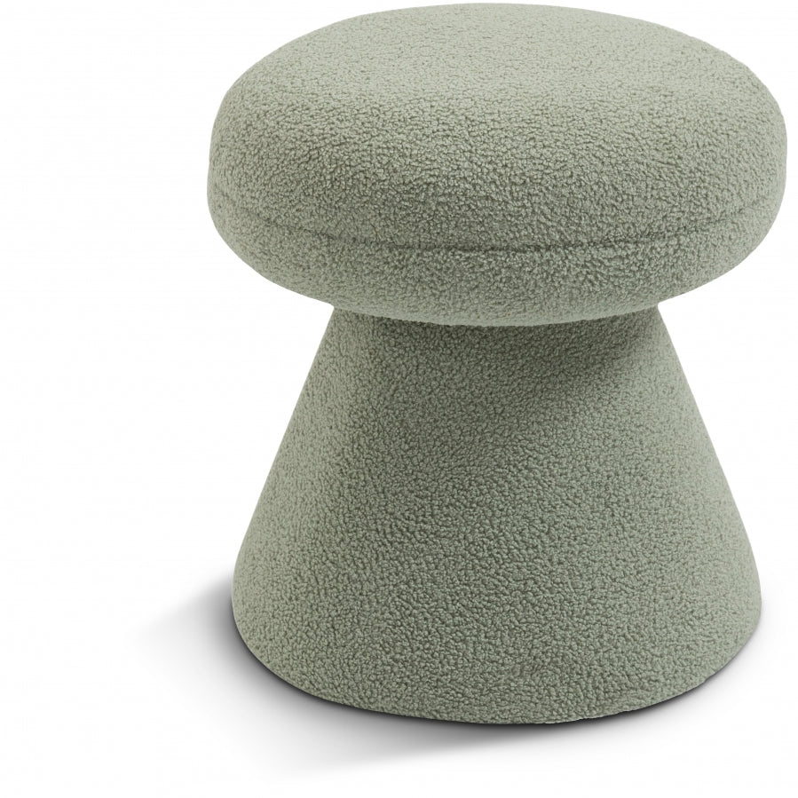 Drum Faux Shearling Teddy Fabric Bar / Counter Stools Mint from Meridian - Luna Furniture