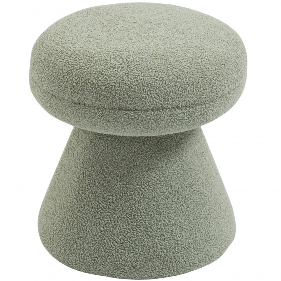 Drum Faux Shearling Teddy Fabric Bar / Counter Stools Mint from Meridian - Luna Furniture