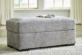 Dunmor Graphite Ottoman from Ashley - Luna Furniture