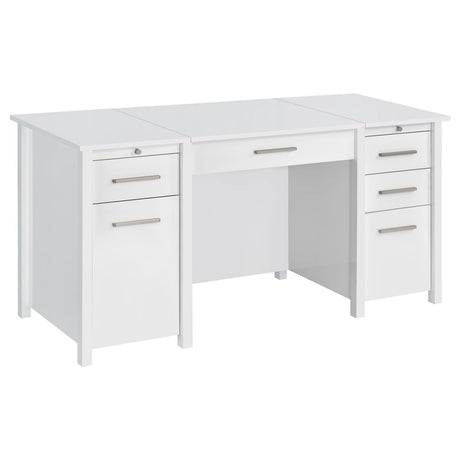 Dylan 4-Drawer Lift Top Office Desk from Coaster - Luna Furniture