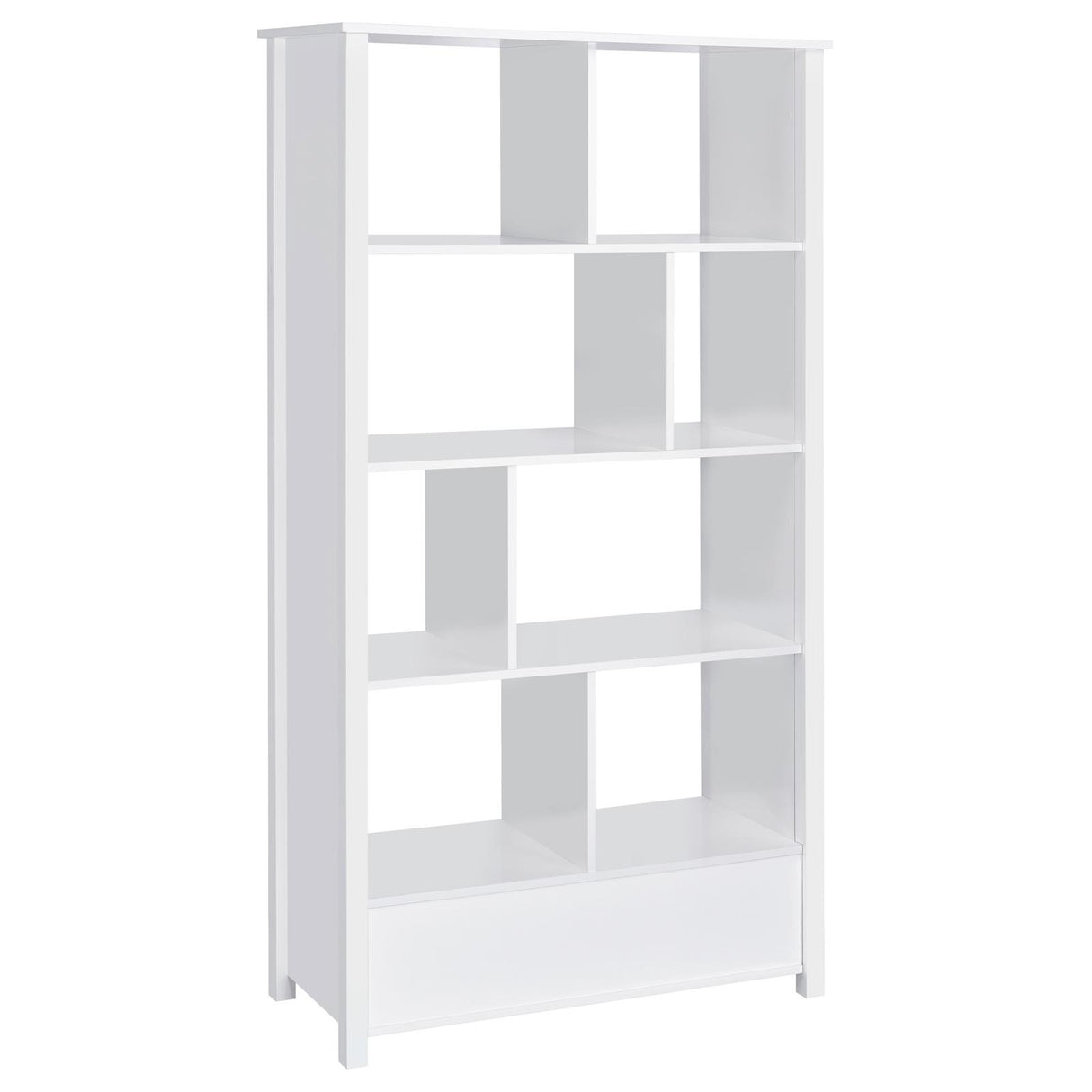 Dylan Rectangular 8-Shelf Bookcase from Coaster - Luna Furniture