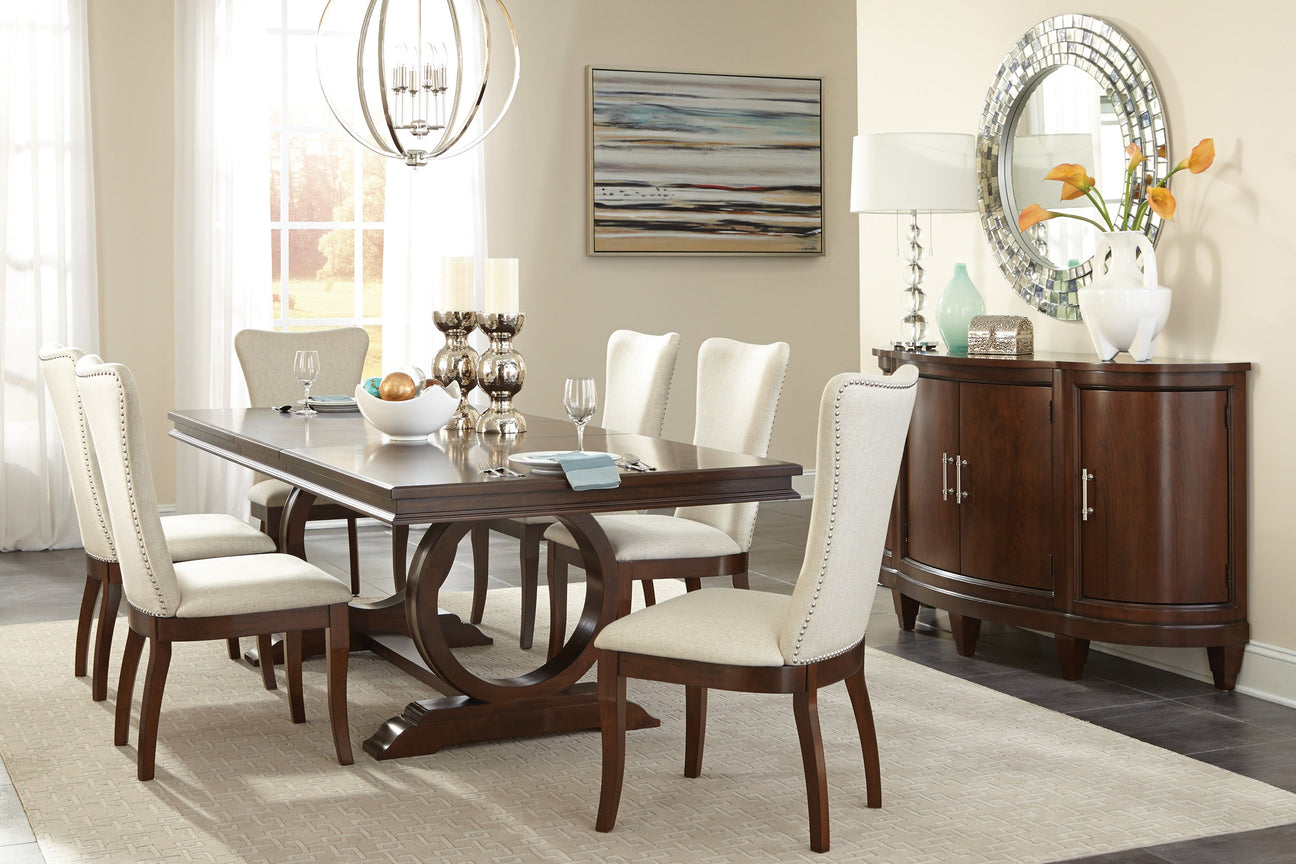 Oratorio Cherry Extendable Dining Set from Homelegance - Luna Furniture