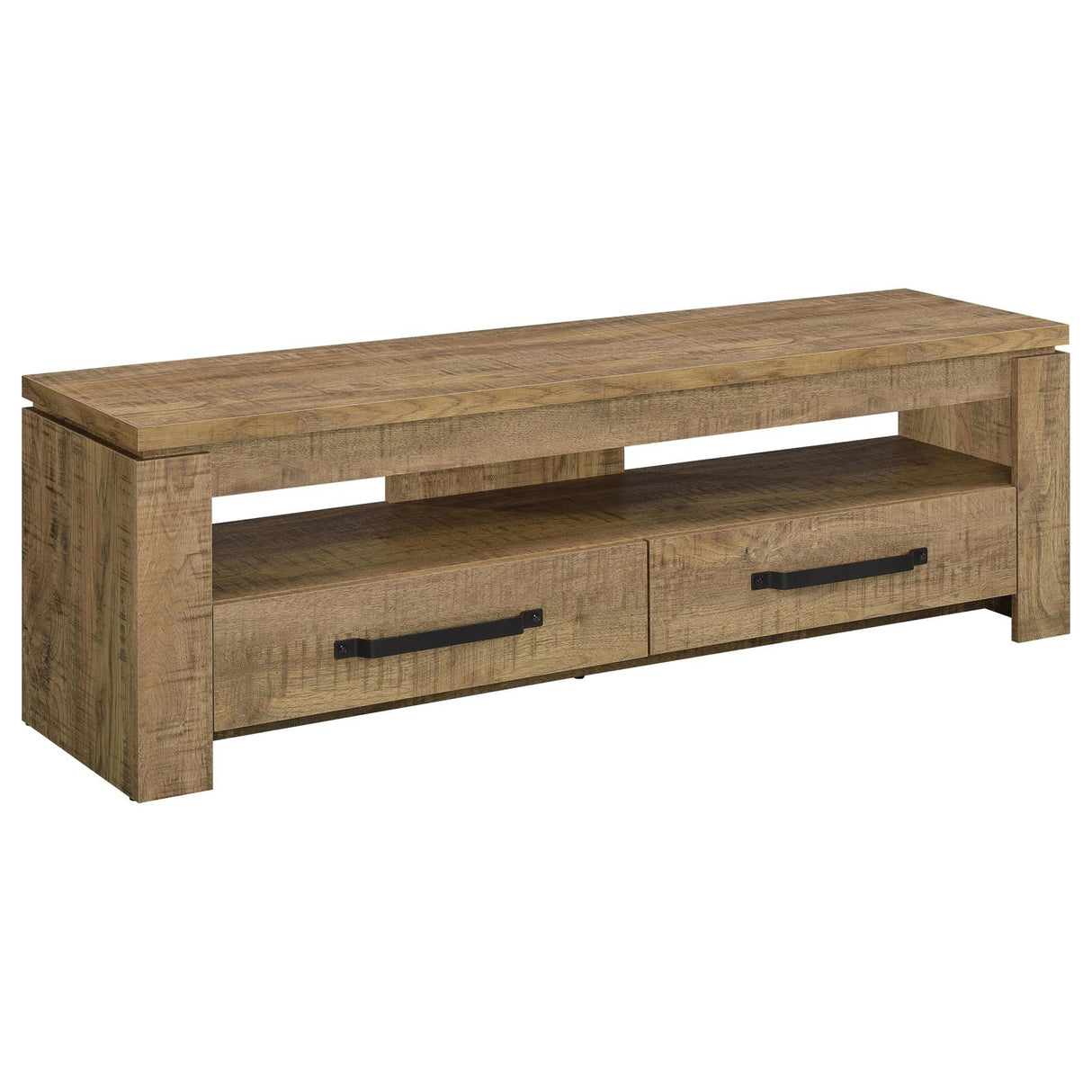 Elkton 2-drawer Engineered Wood 59" TV Stand Mango from Coaster - Luna Furniture