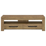 Elkton 2-drawer Engineered Wood 59" TV Stand Mango from Coaster - Luna Furniture