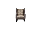 Elmbrook Upholstered Wingback Accent Club Chair Brown from Coaster - Luna Furniture