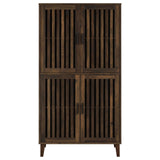 Elouise Dark Pine 4-Door Engineered Wood Tall Accent Cabinet from Coaster - Luna Furniture