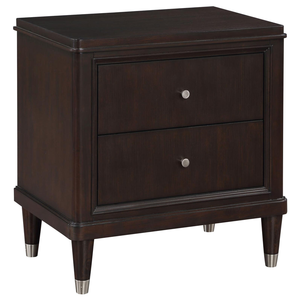 Emberlyn 2-drawer Nightstand Bedside Table Brown from Coaster - Luna Furniture