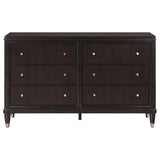 Emberlyn 6-drawer Bedroom Dresser Brown from Coaster - Luna Furniture