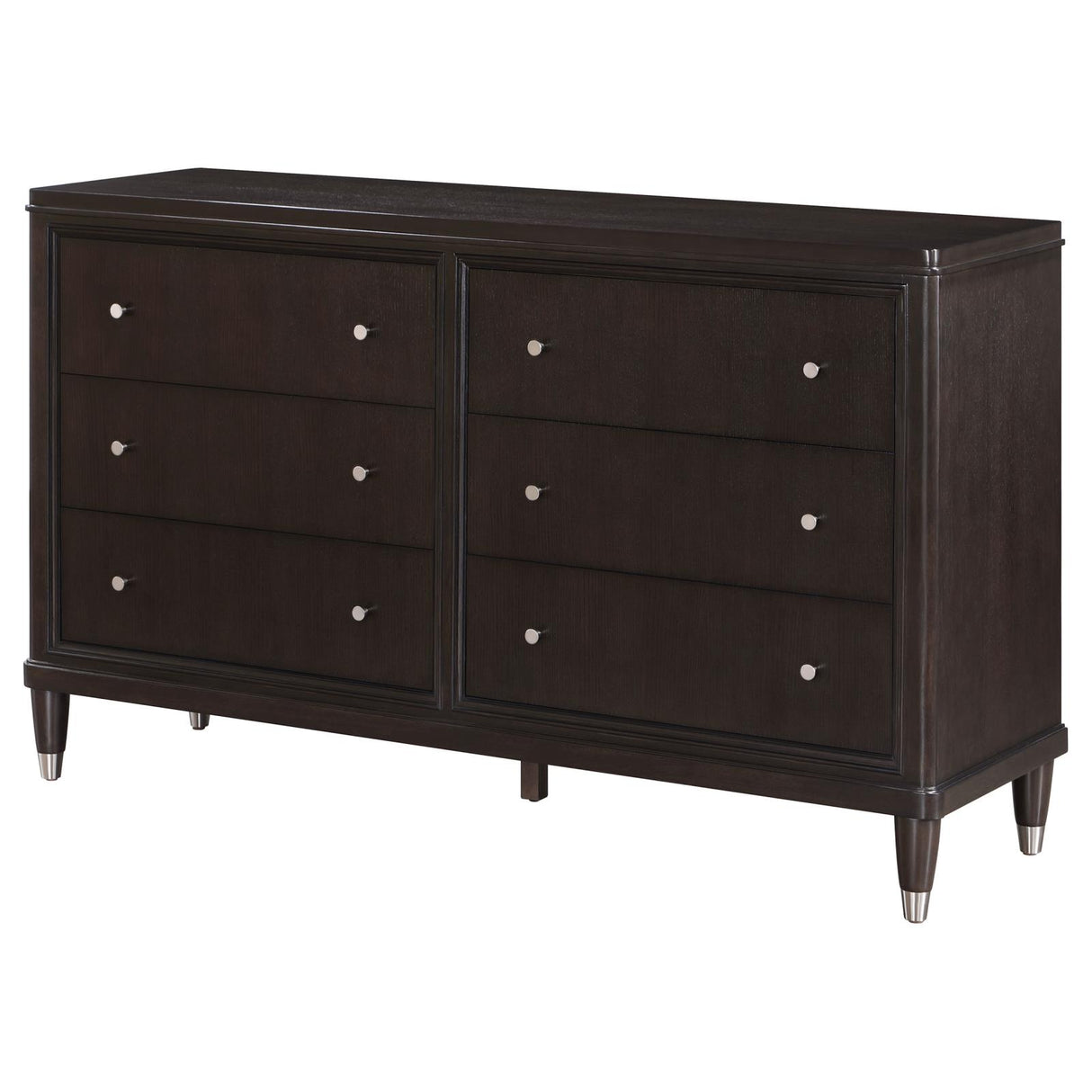 Emberlyn 6-drawer Bedroom Dresser Brown from Coaster - Luna Furniture