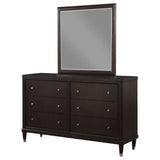 Emberlyn Brown 6-Drawer Bedroom Dresser with Mirror from Coaster - Luna Furniture