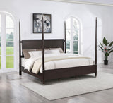 Emberlyn Queen Poster Bed Brown - 223061Q - Luna Furniture