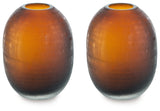 Embersen Amber Vase from Ashley - Luna Furniture