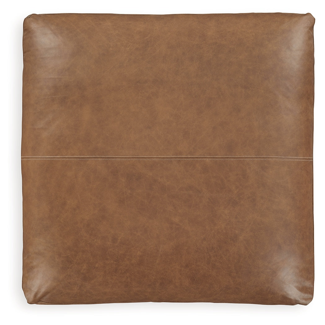 Emilia Caramel Oversized Accent Ottoman - 3090108 - Luna Furniture