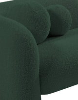 Emory Boucle Fabric Chair Green from Meridian - Luna Furniture