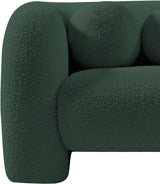 Emory Boucle Fabric Chair Green from Meridian - Luna Furniture