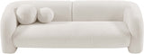 Emory Boucle Fabric Sofa Cream from Meridian - Luna Furniture