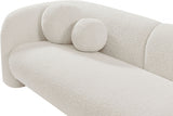 Emory Boucle Fabric Sofa Cream from Meridian - Luna Furniture