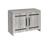 Enoch 2-door Accent Cabinet Grey Driftwood - 950785 - Luna Furniture