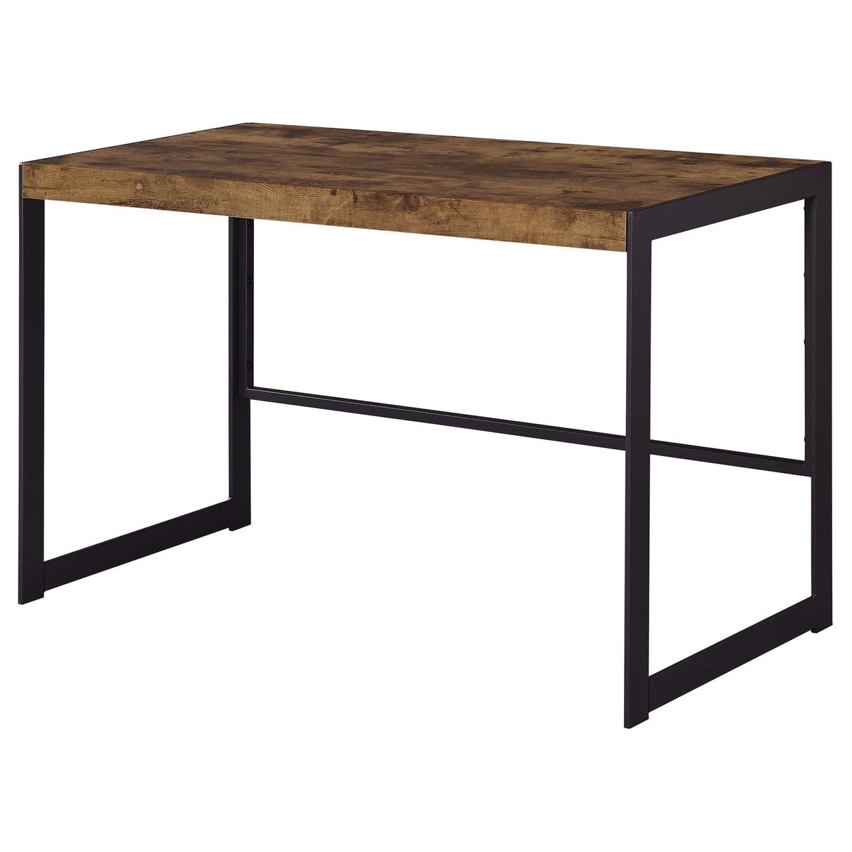 Estrella Antique Nutmeg/Gunmetal Writing Desk from Coaster - Luna Furniture