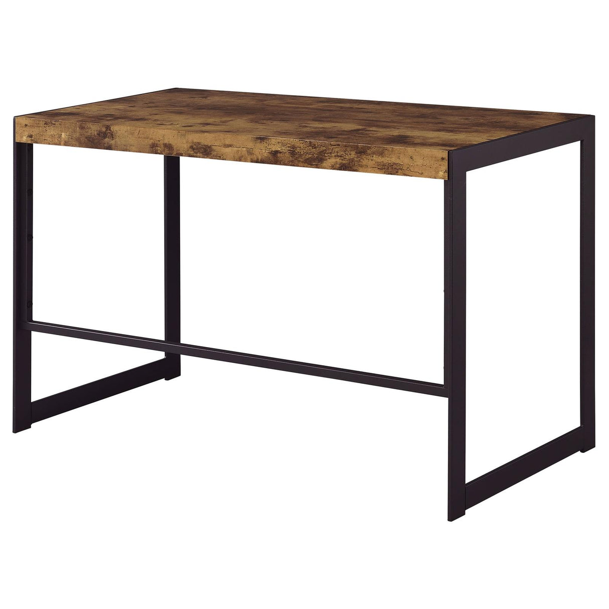 Estrella Antique Nutmeg/Gunmetal Writing Desk from Coaster - Luna Furniture