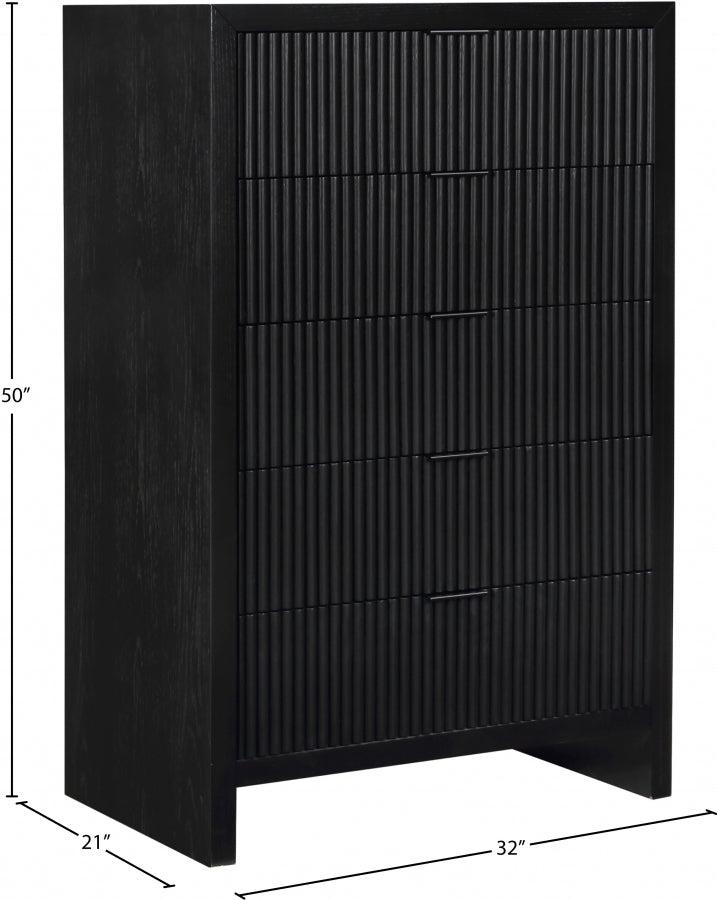 Fairfax Chest Black from Meridian - Luna Furniture