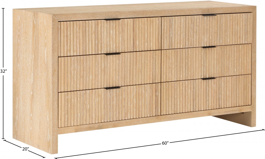 Fairfax Dresser Natural from Meridian - Luna Furniture