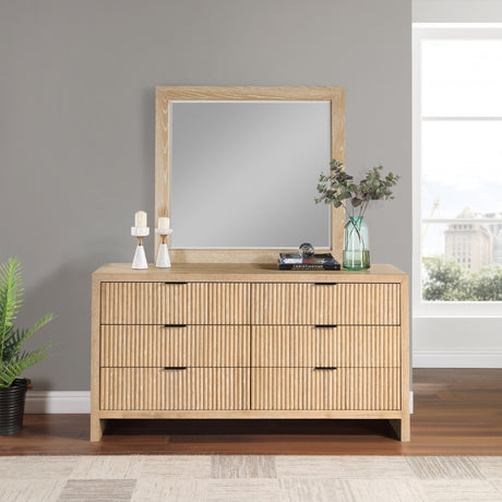 Fairfax Mirrors Natural from Meridian - Luna Furniture