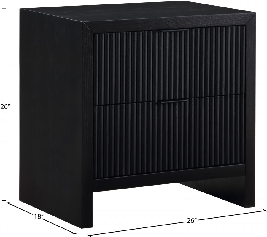 Fairfax Nightstand Black from Meridian - Luna Furniture