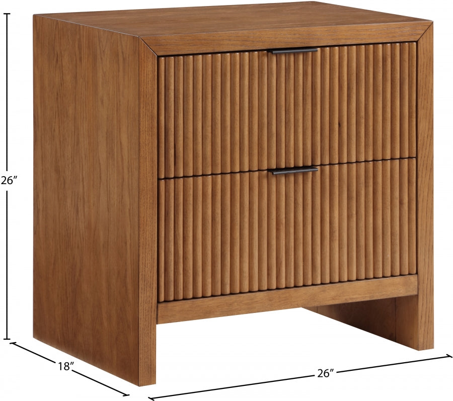 Fairfax Nightstand Brown from Meridian - Luna Furniture