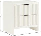 Fairfax Nightstand Cream from Meridian - Luna Furniture