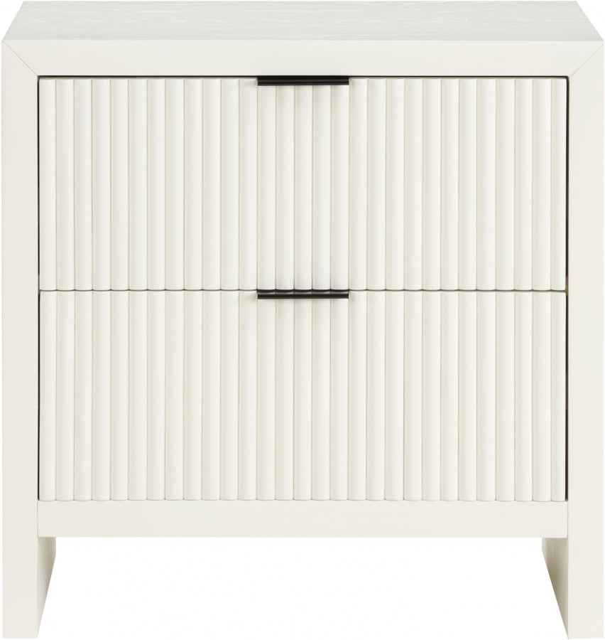 Fairfax Nightstand Cream from Meridian - Luna Furniture