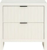 Fairfax Nightstand Cream from Meridian - Luna Furniture