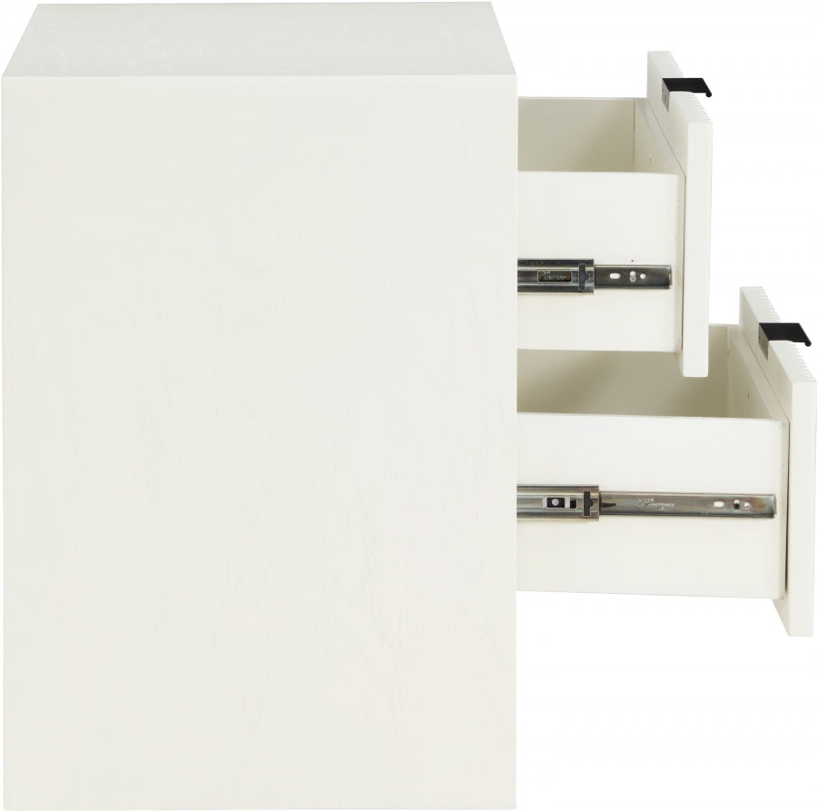 Fairfax Nightstand Cream from Meridian - Luna Furniture