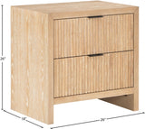 Fairfax Nightstand Natural from Meridian - Luna Furniture