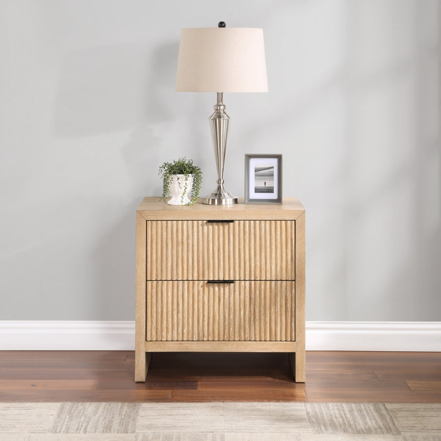 Fairfax Nightstand Natural from Meridian - Luna Furniture