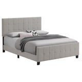 Fairfield Eastern King Upholstered Panel Bed Beige from Coaster - Luna Furniture