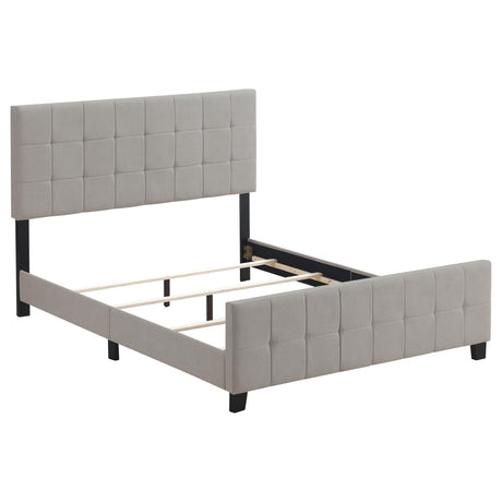 Fairfield Queen Upholstered Panel Bed Beige from Coaster - Luna Furniture