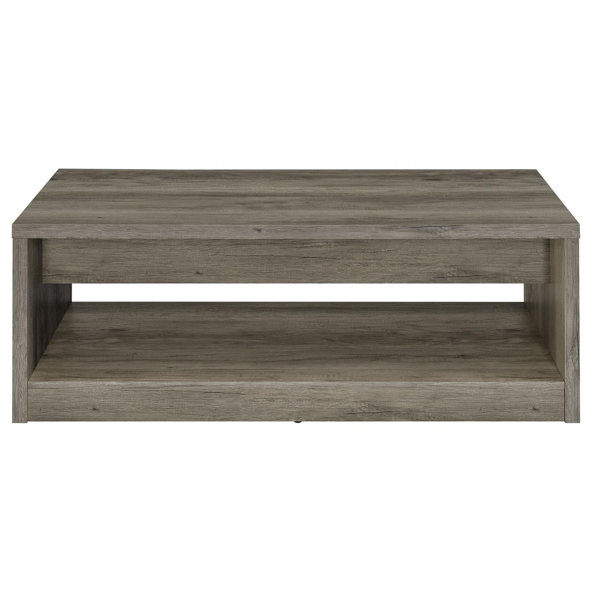 Felix 2-drawer Rectangular Engineered Wood Coffee Table Grey Driftwood - 707728 - Luna Furniture