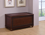 Finlay Deep Tobacco Flip Open Storage Cedar Chest from Coaster - Luna Furniture