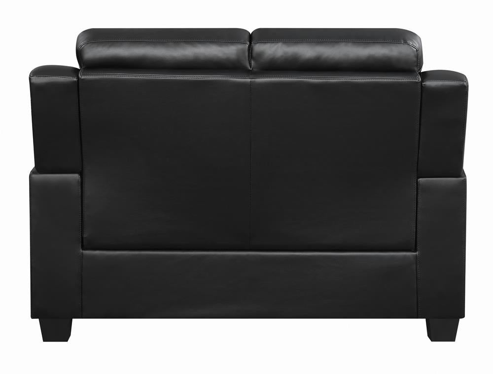 Finley Tufted Upholstered Loveseat Black - 506552 - Luna Furniture