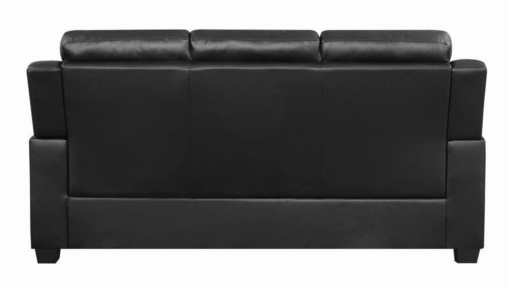 Finley Tufted Upholstered Sofa Black - 506551 - Luna Furniture