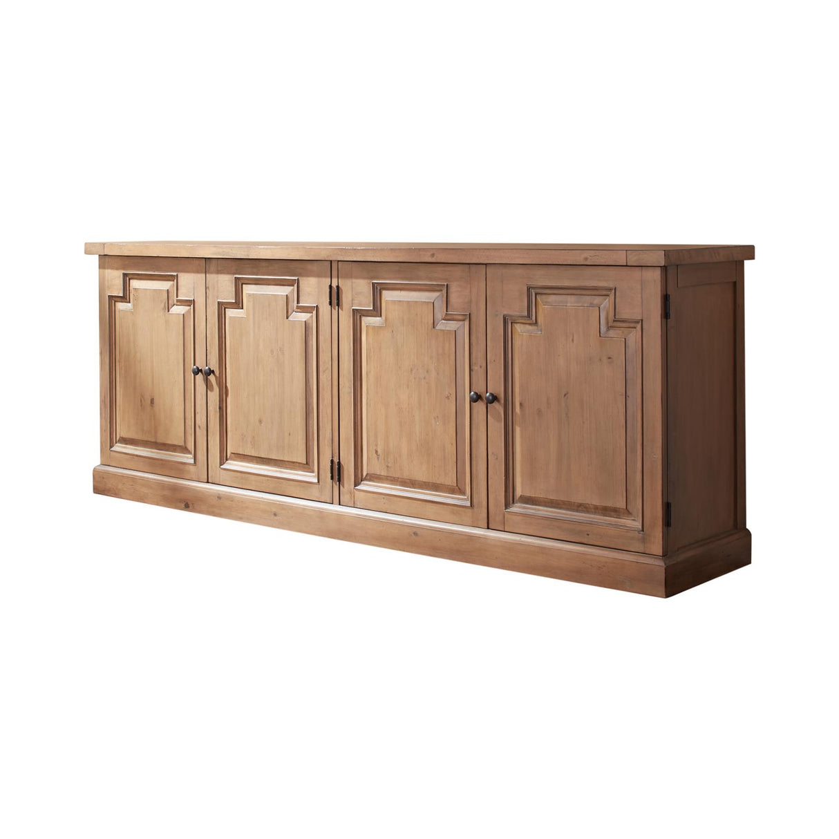 Florence Rustic Smoke 4-Door Sideboard from Coaster - Luna Furniture