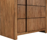 Fluted Chest Brown from Meridian - Luna Furniture